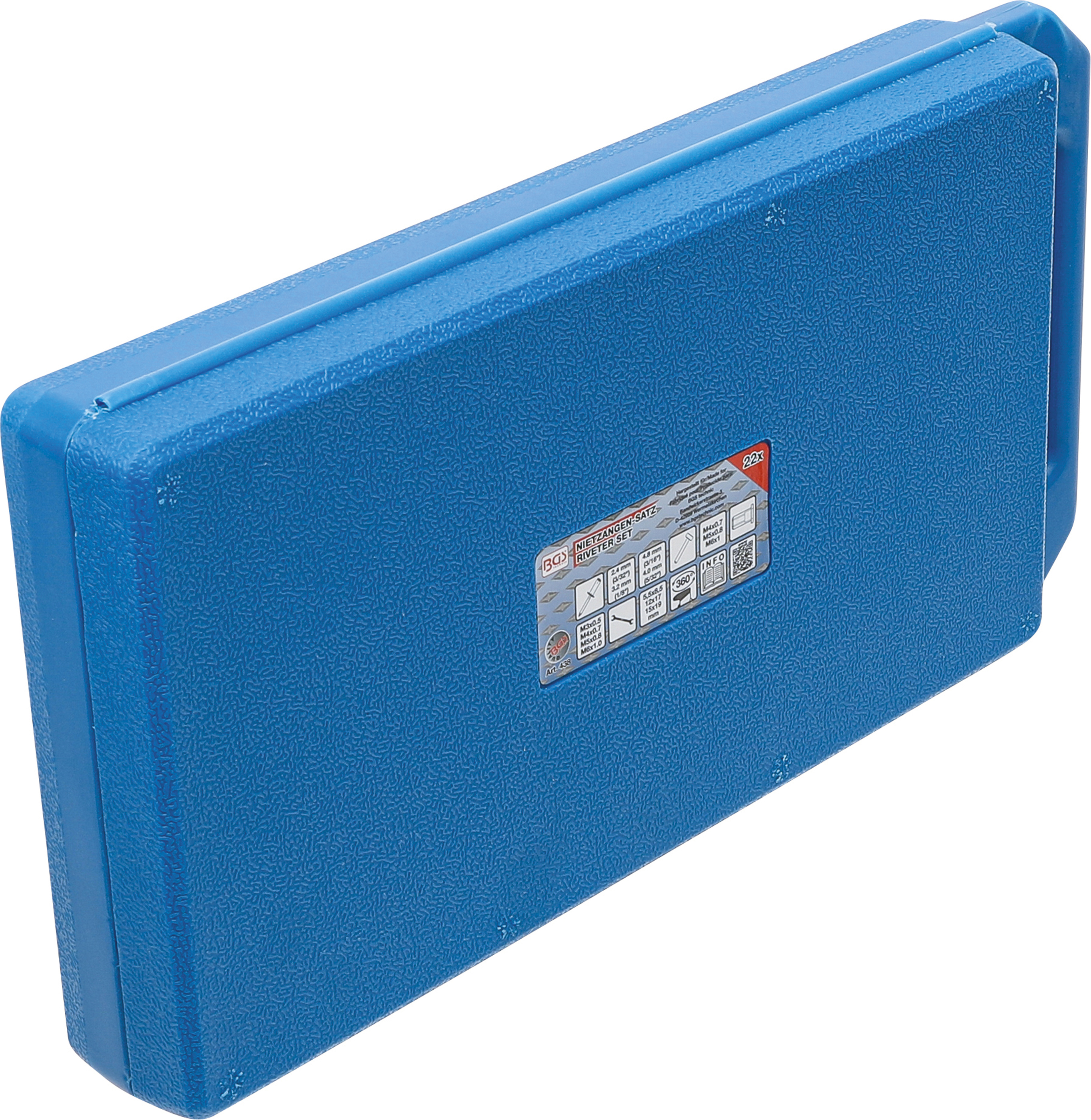 BGS Nietzangen-Satz | für Standardnieten, Nietmuttern und Nietbolzen