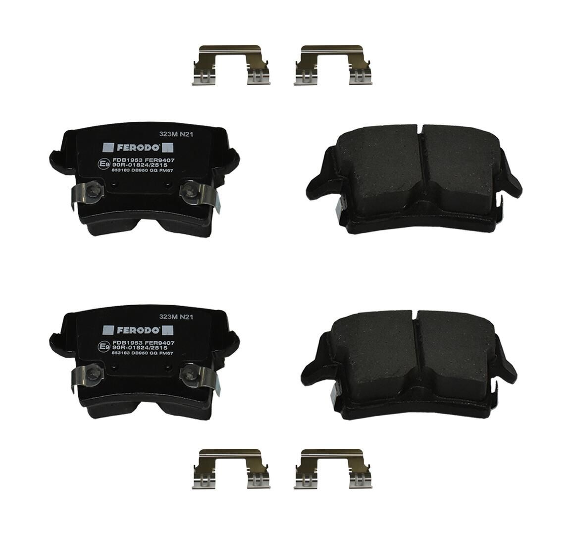 Bremsbelagsatz, Scheibenbremse