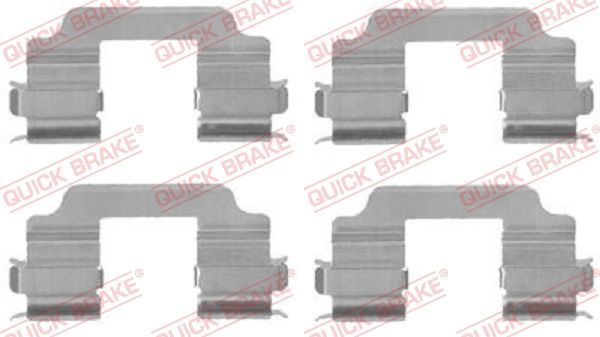 Zubehörsatz, Scheibenbremsbelag