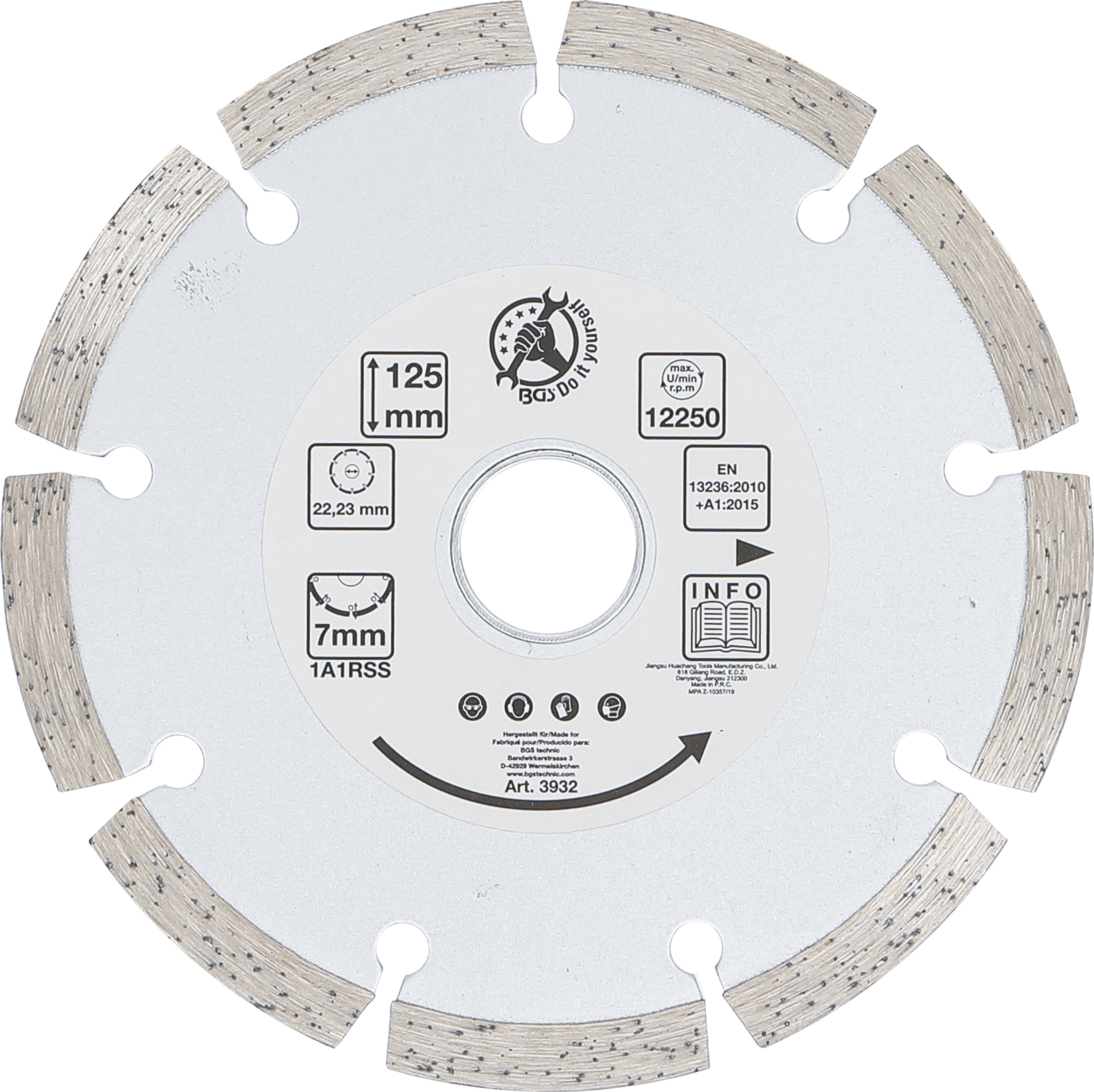 BGS Segment-Trennscheibe | Ø 125 mm