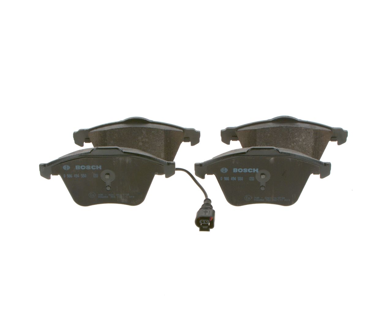 Bremsbelagsatz, Scheibenbremse