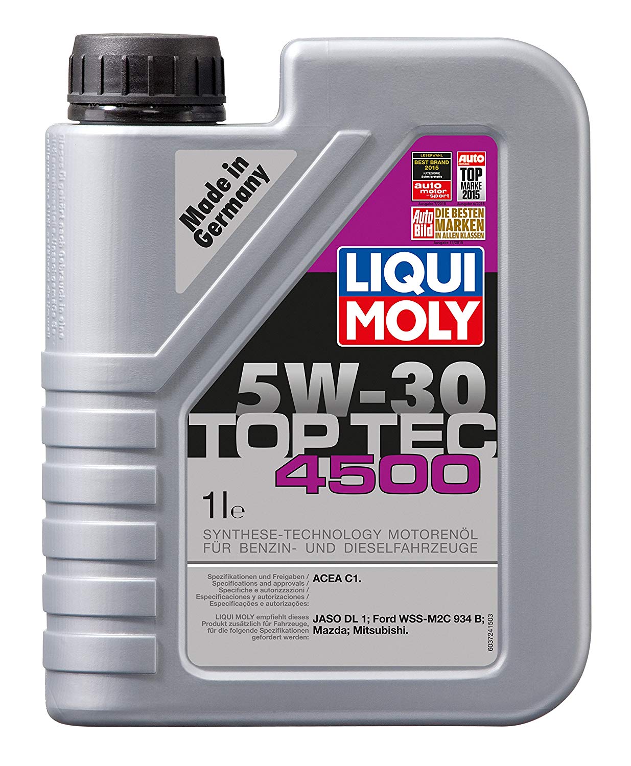 5W-30 Liqui Moly 3724 Top Tec 4500 Motoröl 1 Liter