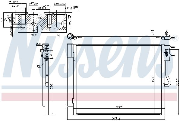 Kondensator, Klimaanlage