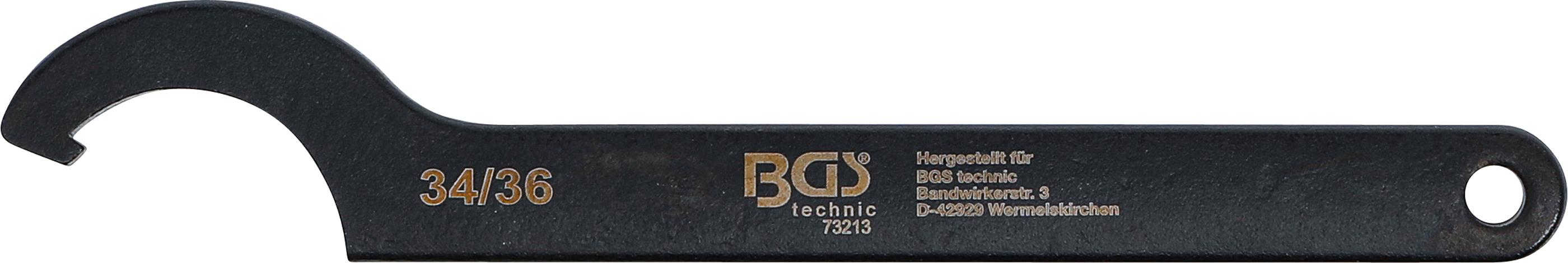 BGS Hakenschlüssel mit Nase | 34 - 36 mm BGS Hakenschlüssel mit Nase | 34 - 36 mm