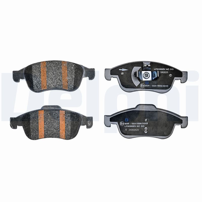 Bremsbelagsatz, Scheibenbremse