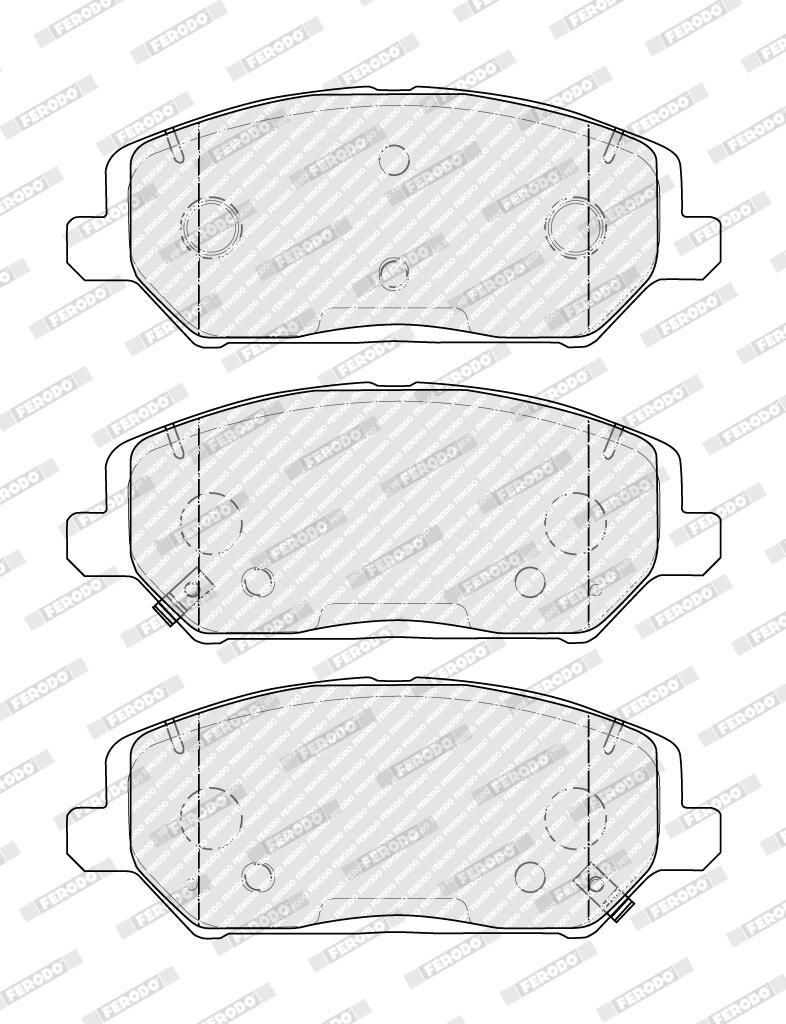 Bremsbelagsatz, Scheibenbremse