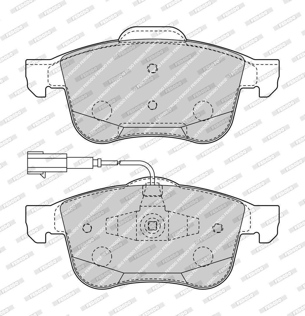 Bremsbelagsatz, Scheibenbremse