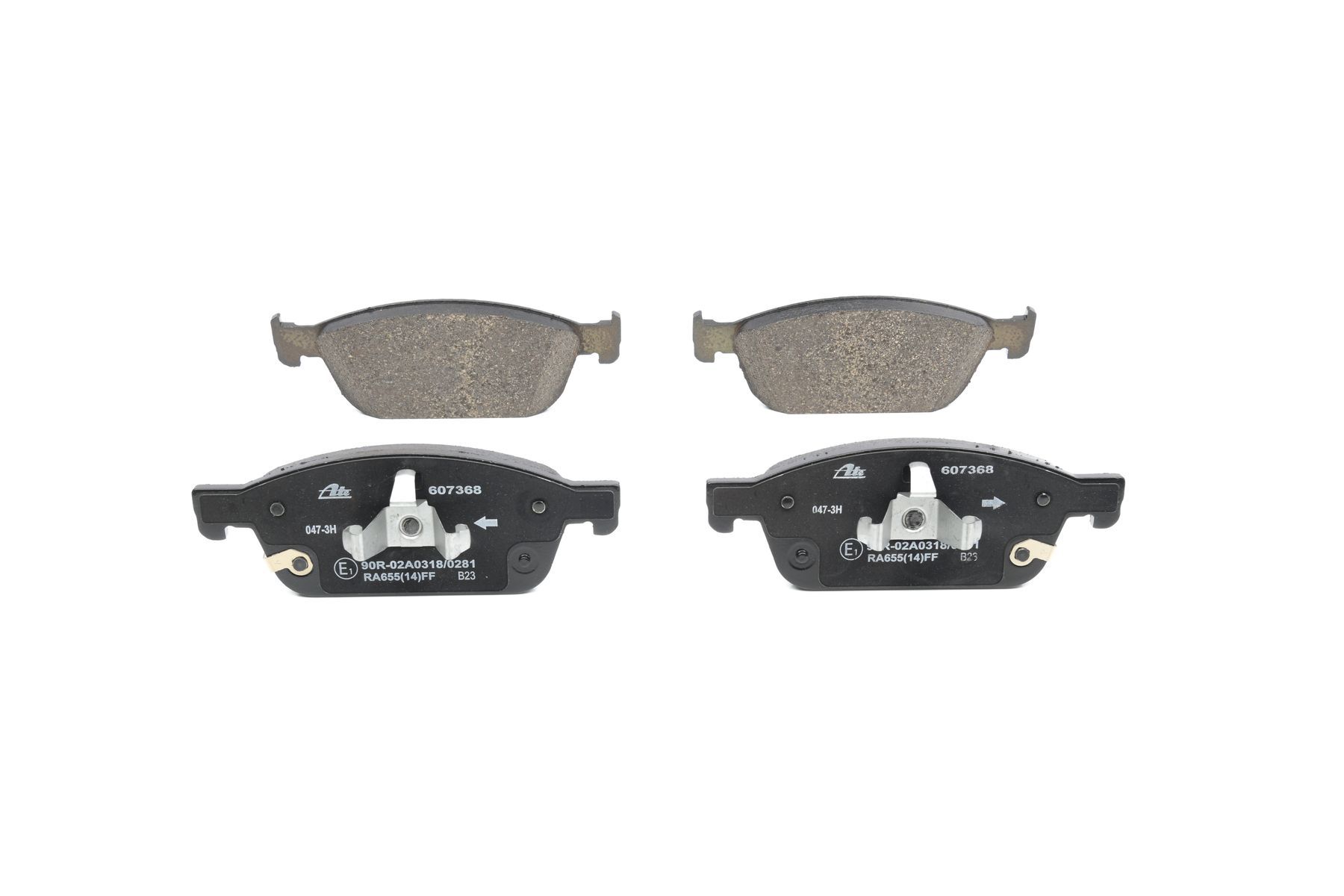 Bremsbelagsatz, Scheibenbremse