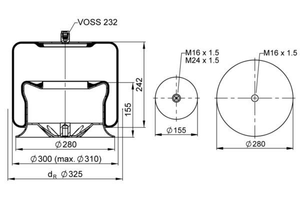 Federbalg, Luftfederung