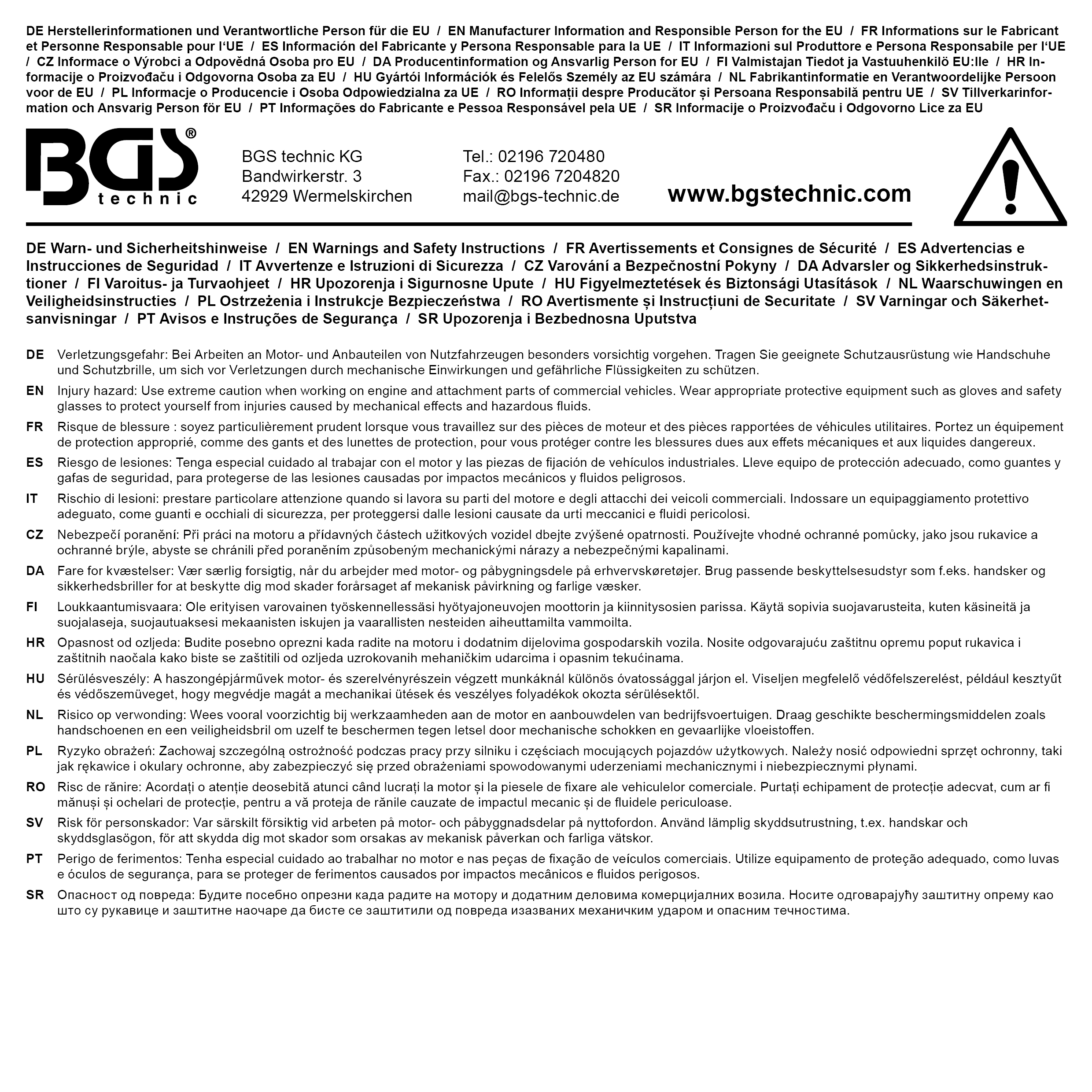 BGS Schwungrad- / Kurbelwellen-Drehwerkzeug | für Mercedes-Benz / MAN