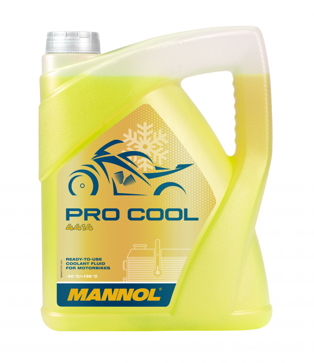Mannol 4414 Pro Cool Kühlerfrostschutz Zweirad Motorrad 5 Liter