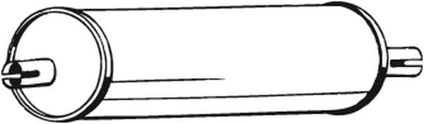 Mittelschalldämpfer