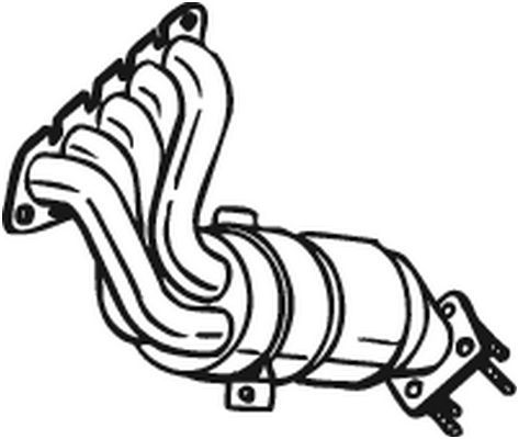 Katalysator “BOSAL mit Anbauteilen , Euro 3 ”