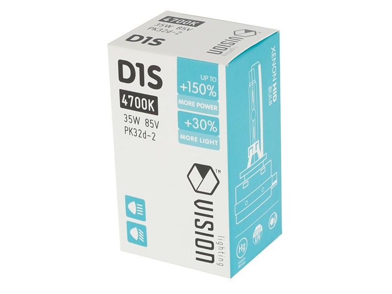 Vision D1S Xenon Lampe +150% Power Plus 35W 4700K 85V 35W PK32D-2 Hauptscheinwerfer
