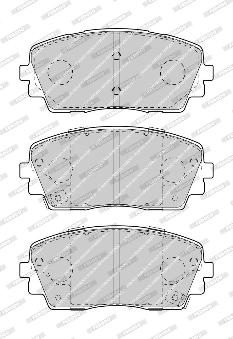 Bremsbelagsatz, Scheibenbremse