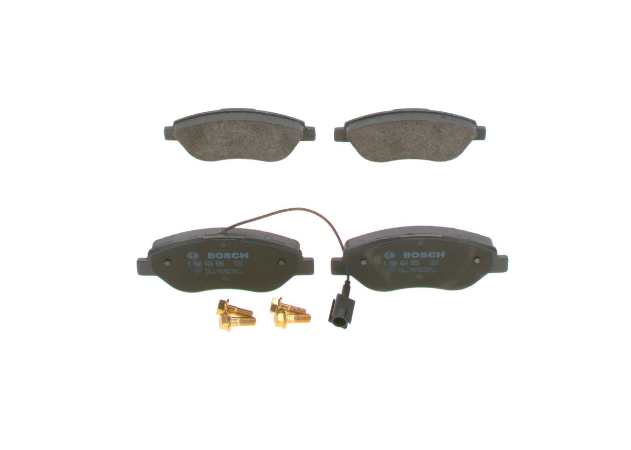 Bremsbelagsatz, Scheibenbremse 0 986 424 595 “BOSCH”