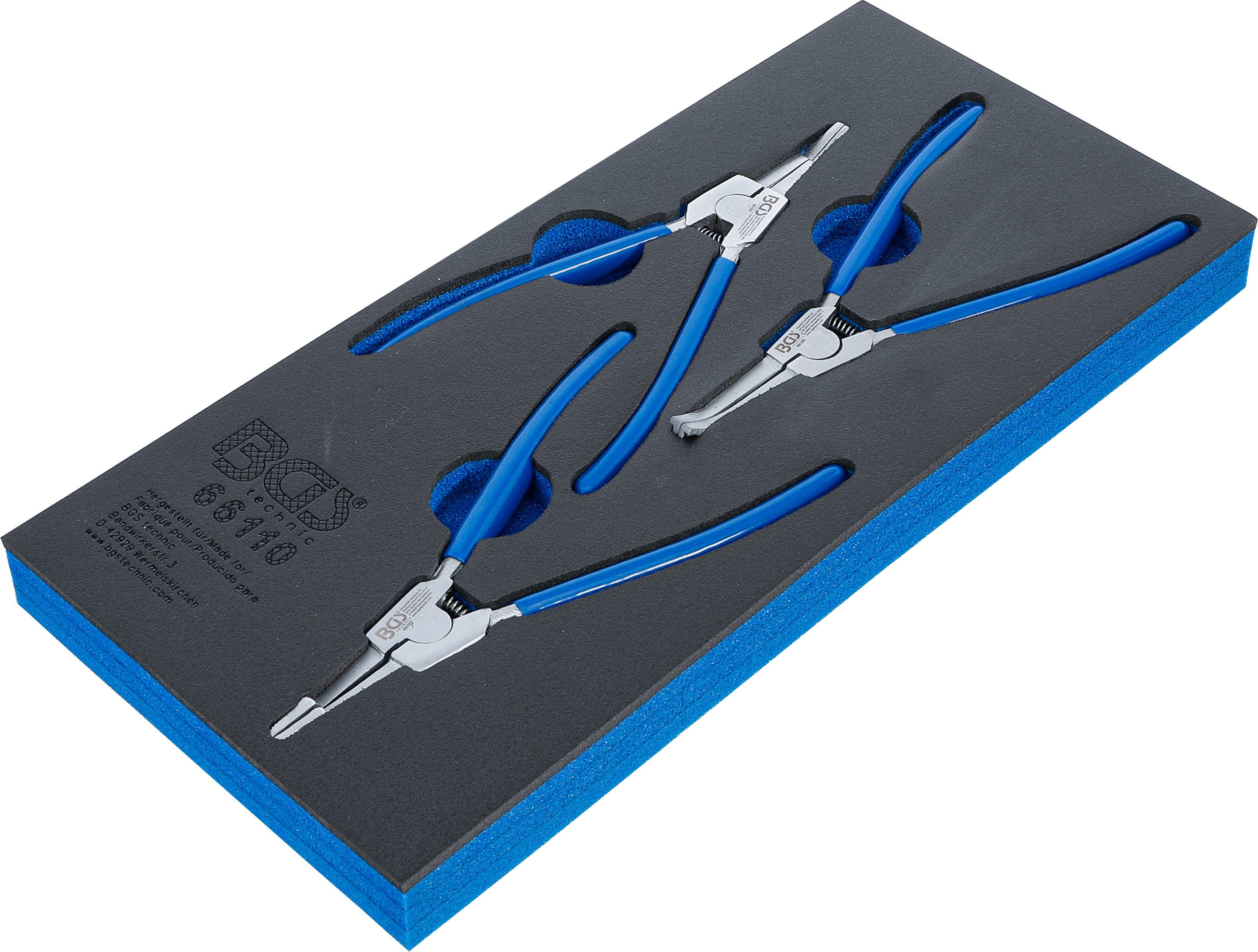 BGS Werkstattwageneinlage 1/3: Sicherungszangen-Satz für Antriebswellen | 3-tlg.