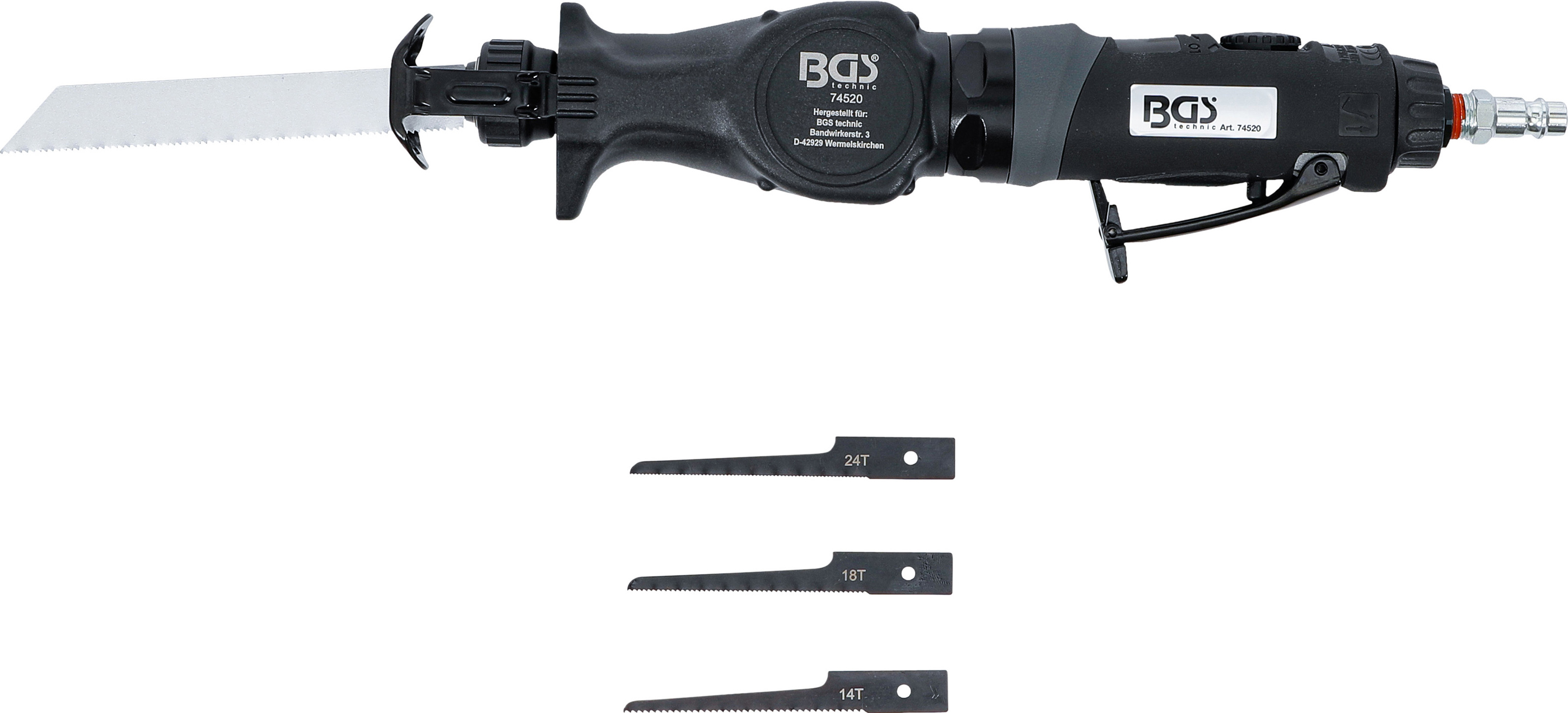 BGS Druckluft Stich- und Säbelsäge