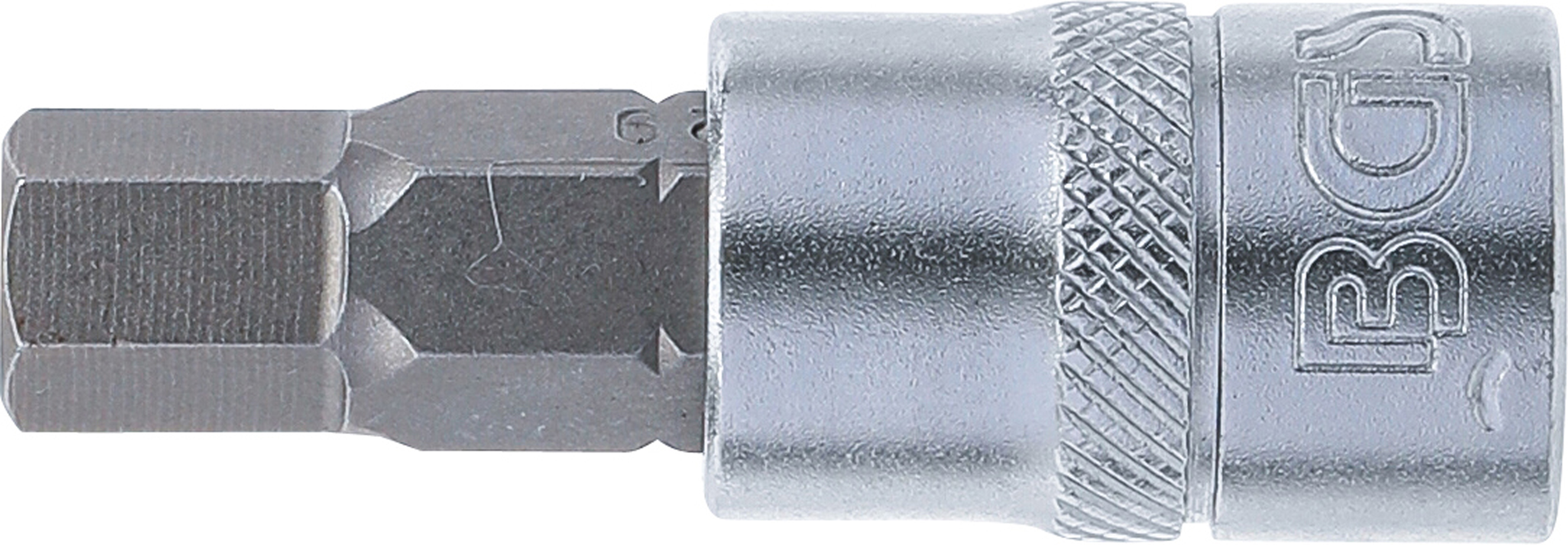 BGS Bit-Einsatz | Antrieb Innenvierkant 10 mm (3/8") | Innensechskant 9 mm