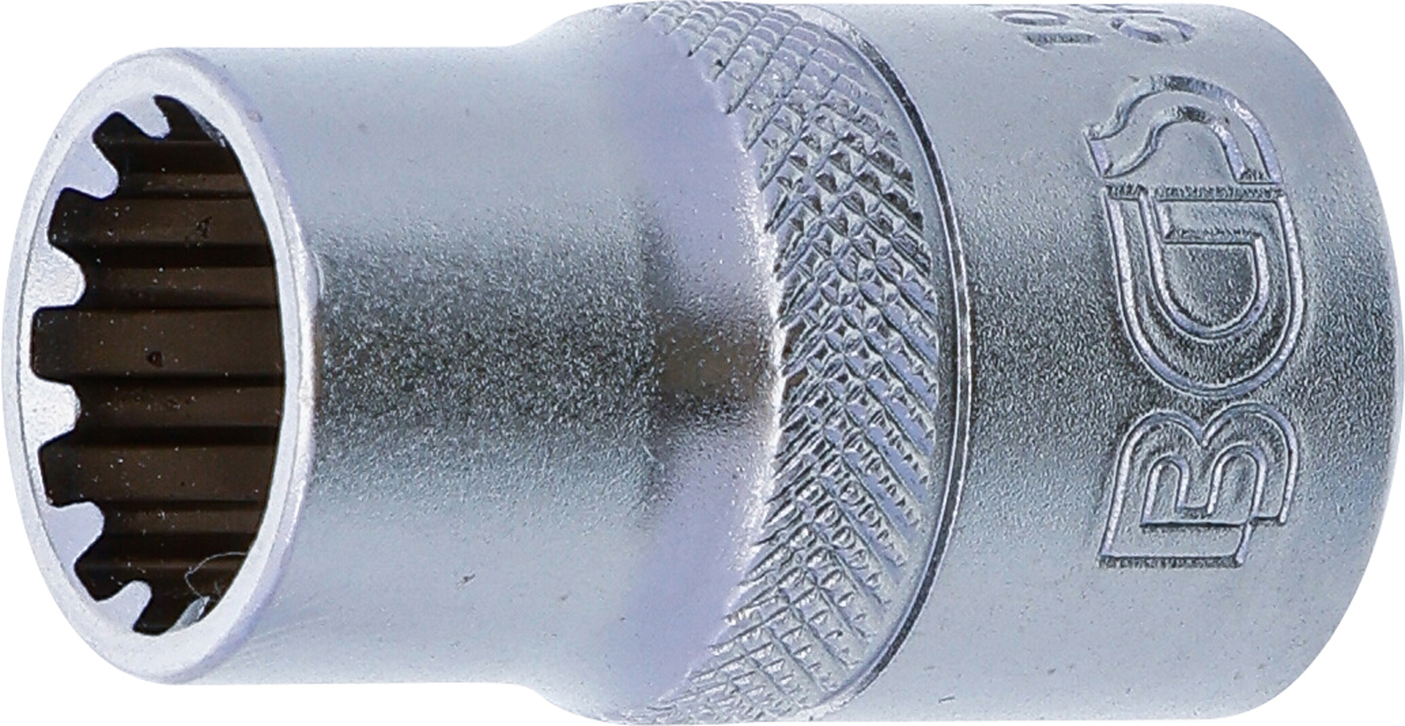 BGS Steckschlüssel-Einsatz Gear Lock | Antrieb Innenvierkant 12,5 mm (1/2") | SW 13 mm