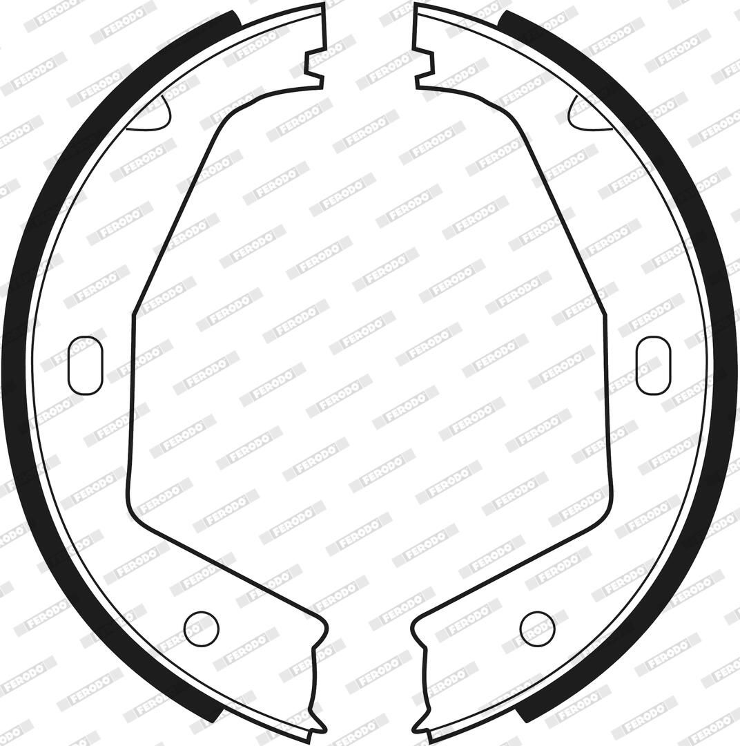 Bremsbackensatz, Feststellbremse