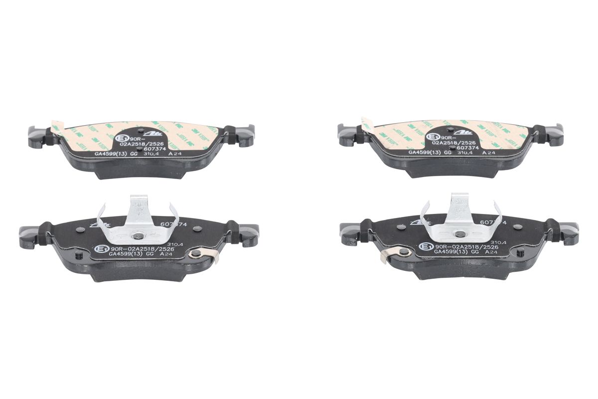 Bremsbelagsatz, Scheibenbremse