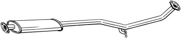 Mittelschalldämpfer