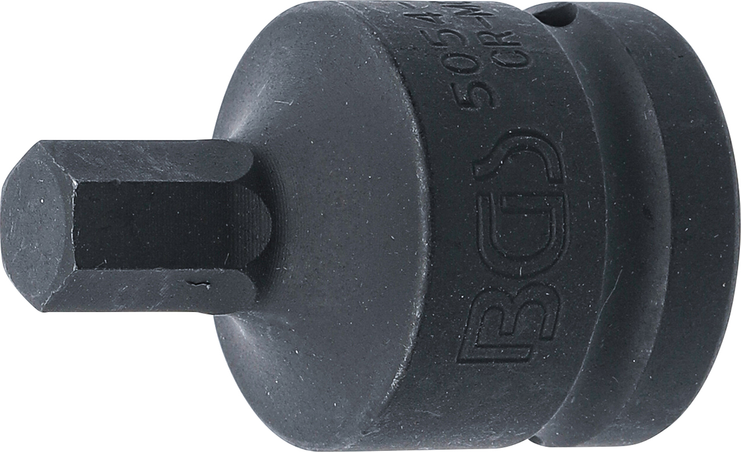 BGS Kraft-Bit-Einsatz | Länge 55 mm | Antrieb Innenvierkant 20 mm (3/4") | Innensechskant 12 mm