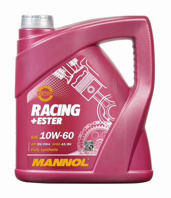 10W-60 Mannol 7902 Racing+Ester  Motoröl 4 Liter