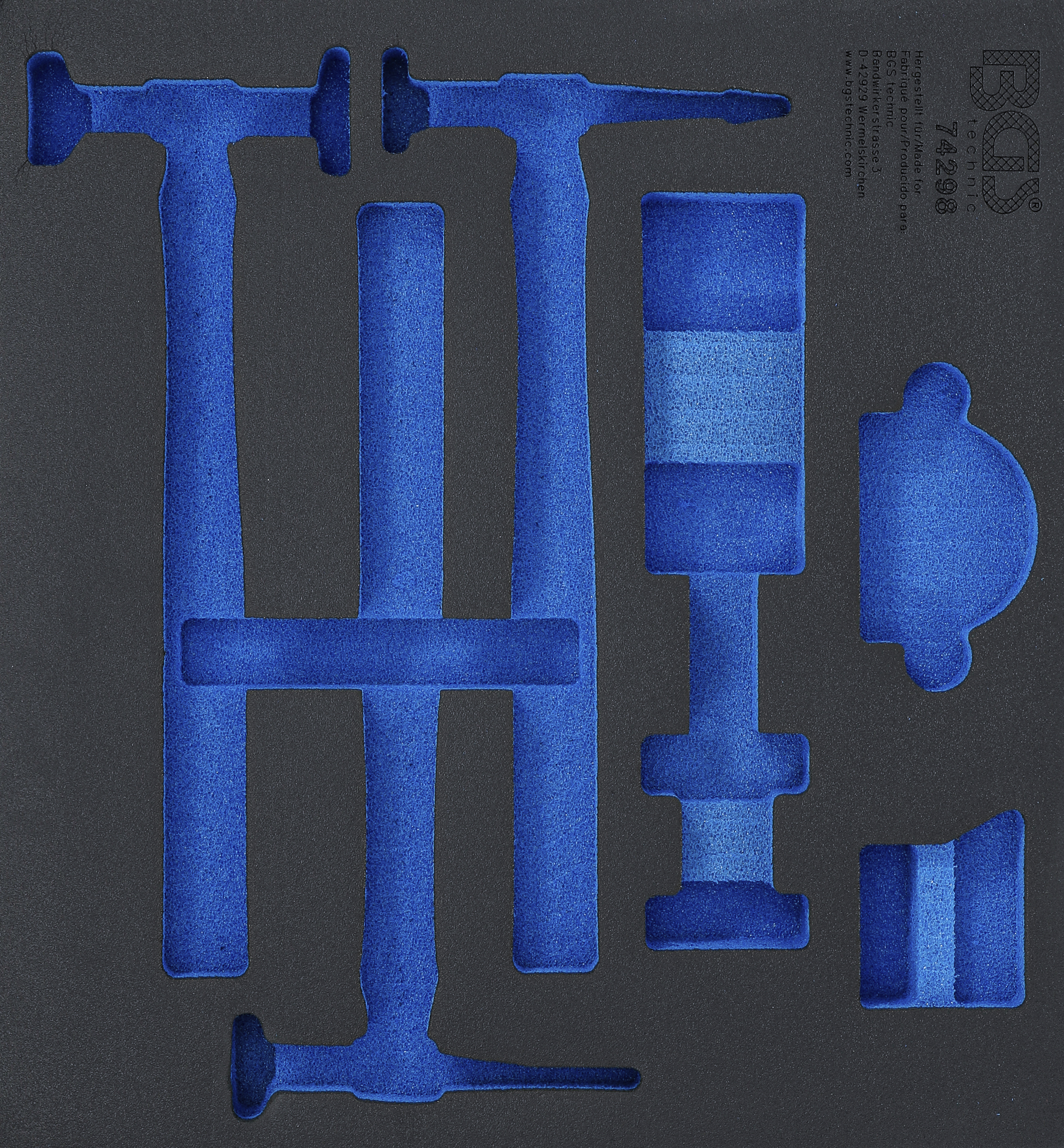 BGS Werkstattwageneinlage 2/3 | leer | für Art. 74298