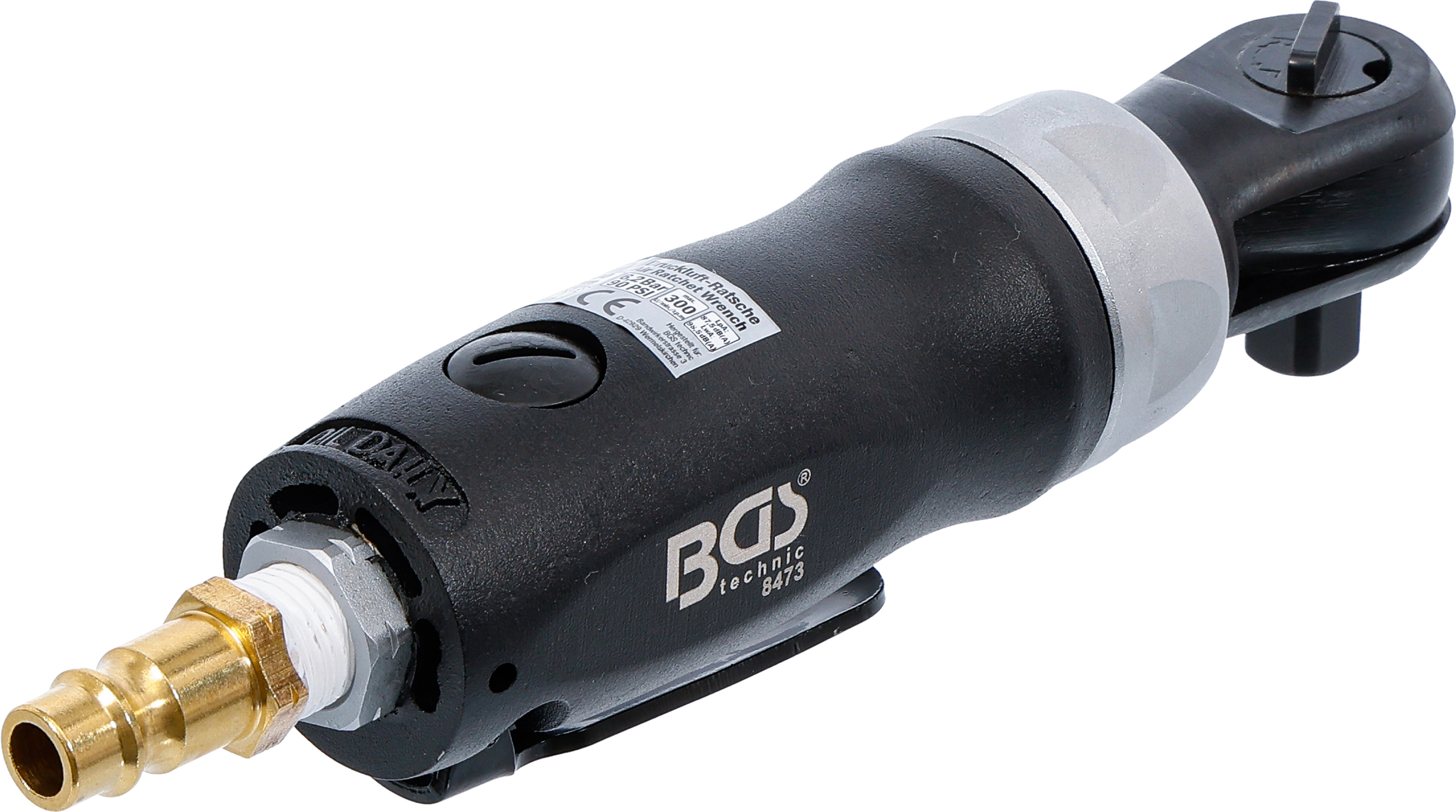 BGS Druckluft-Ratschenschrauber | 10 mm (3/8") | 54 Nm | extra kurz