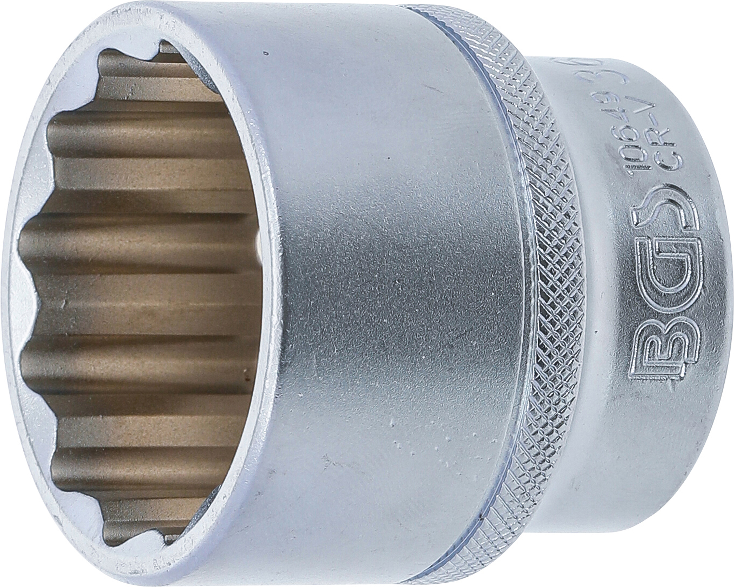BGS Steckschlüssel-Einsatz Zwölfkant | Antrieb Innenvierkant 12,5 mm (1/2") | SW 36 mm