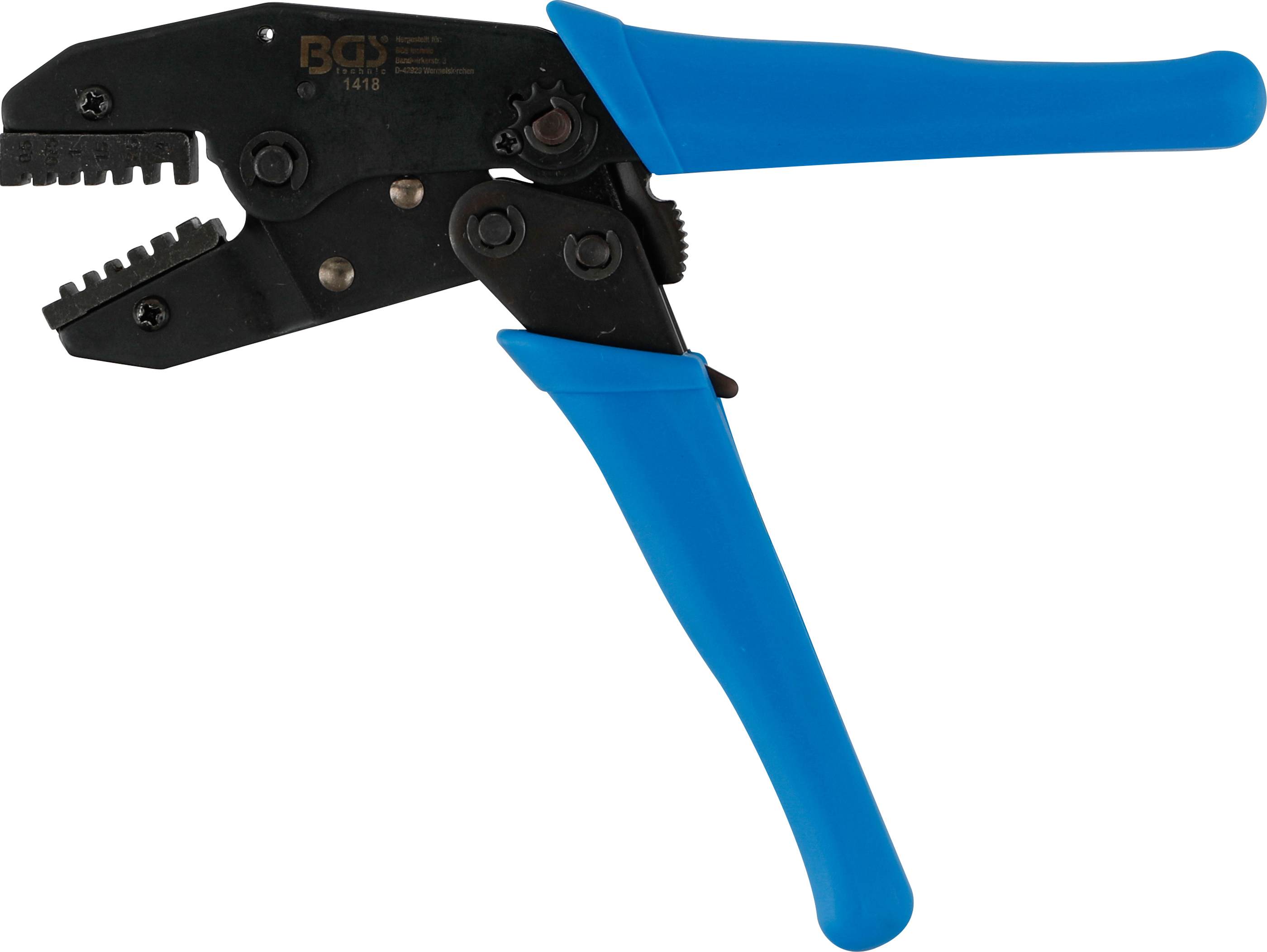 BGS Kabelschuhzange mit Ratschenfunktion | für Aderendhülsen 0,5 - 4 mm²