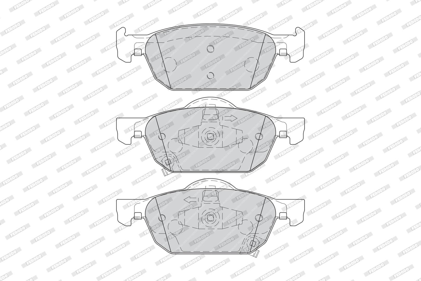 Bremsbelagsatz, Scheibenbremse