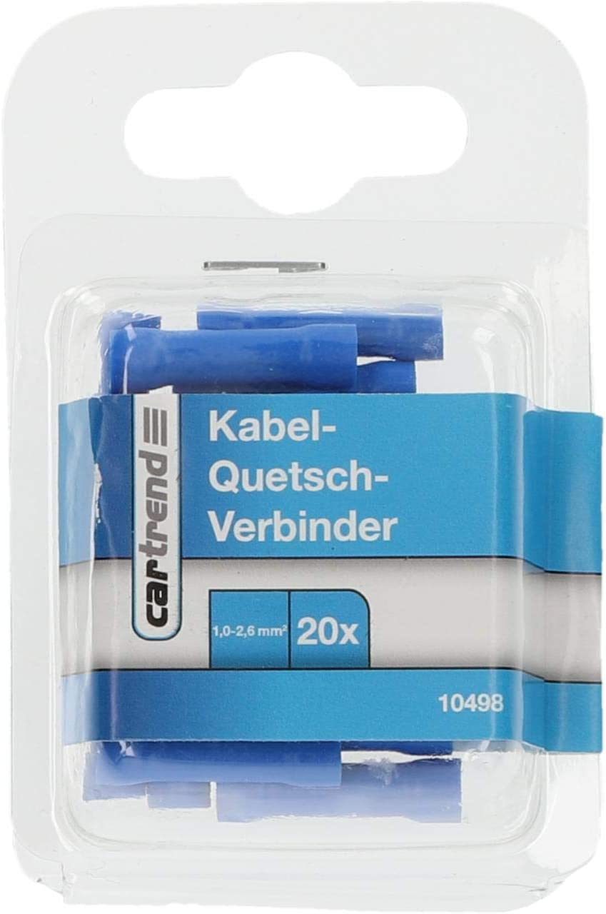 Cartrend Kabel Quetschverbinder blau 10 Stk