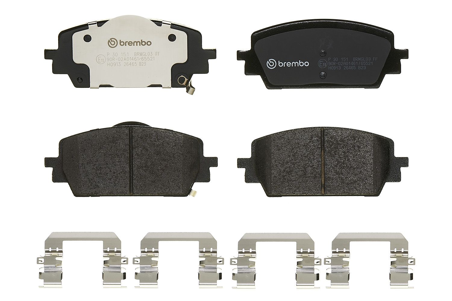 Bremsbelagsatz, Scheibenbremse