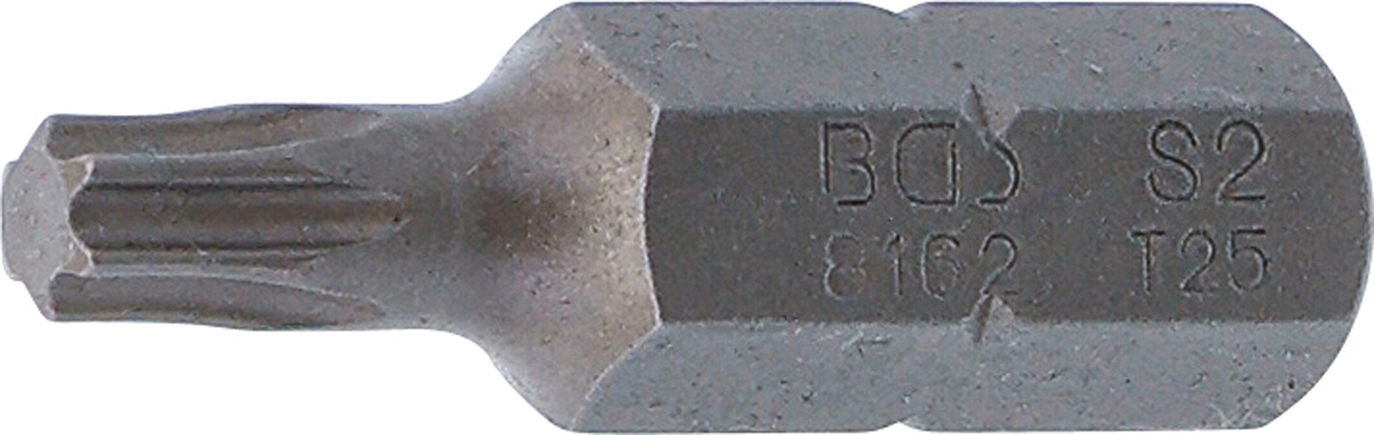 BGS Bit | Länge 30 mm | Antrieb Außensechskant 8 mm (5/16") | T-Profil (für Torx) T25