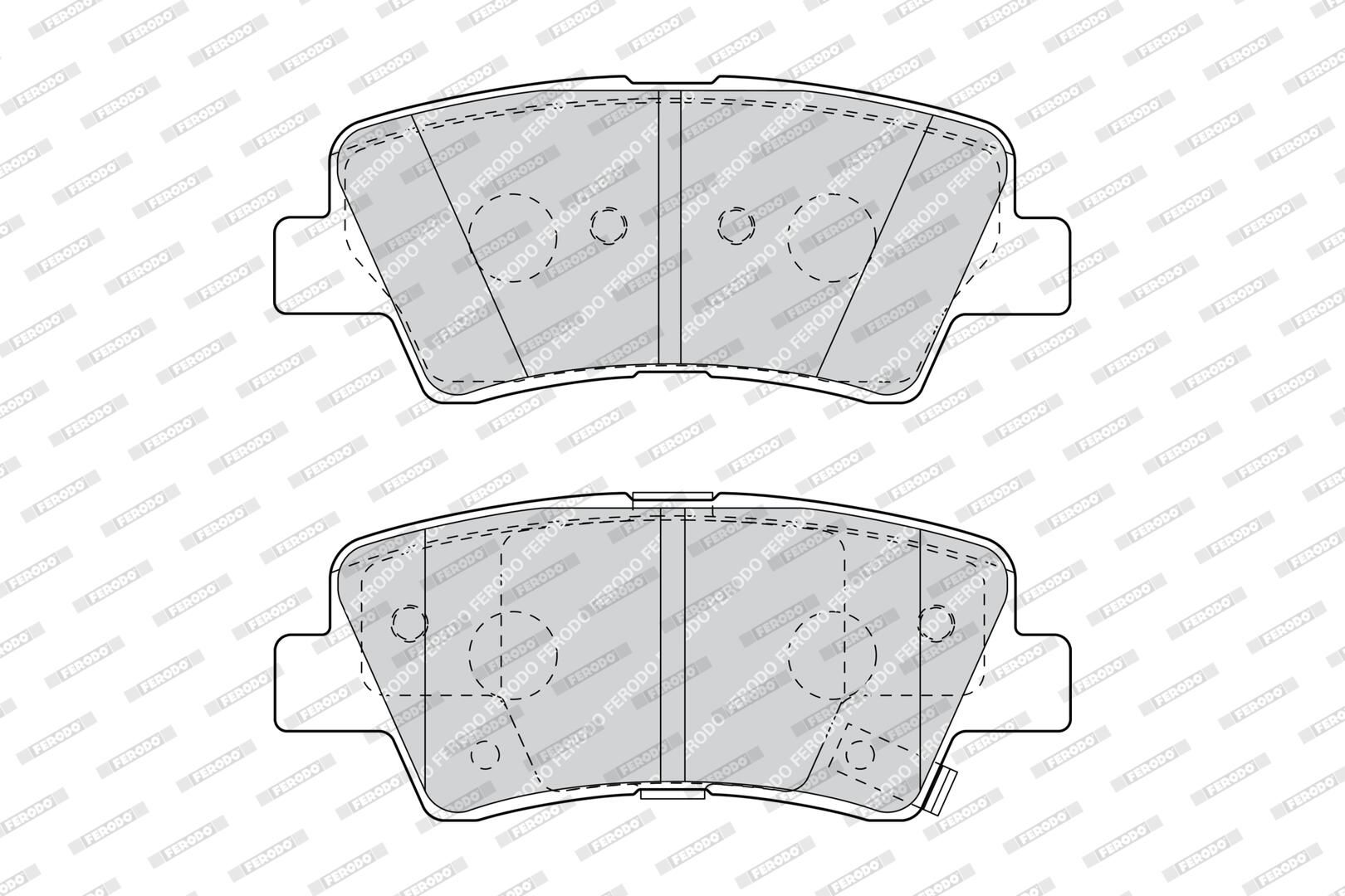 Bremsbelagsatz, Scheibenbremse