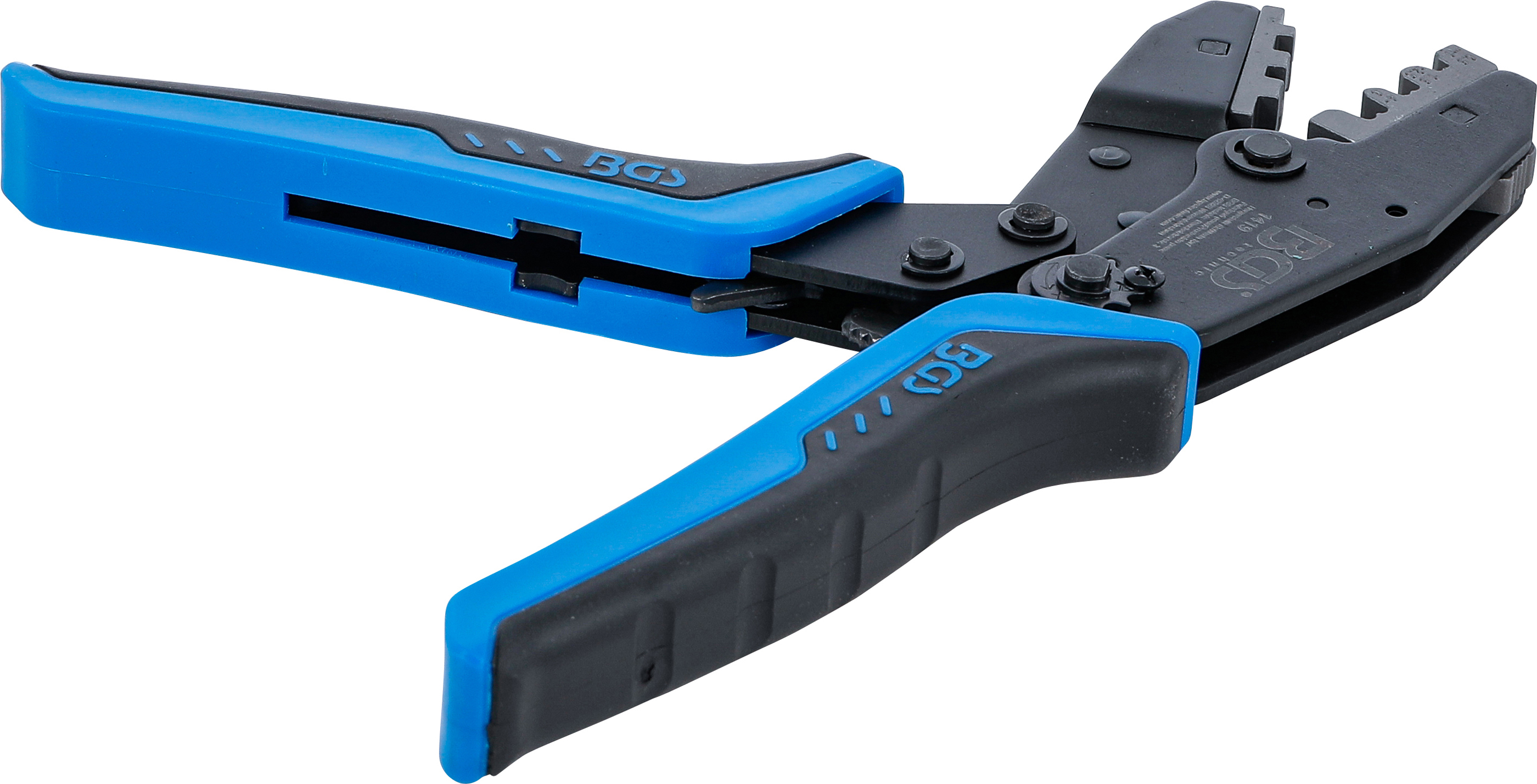BGS Kabelschuhzange mit Ratschenfunktion | für unisolierte Kabelschuhe 0,5 - 6 mm²