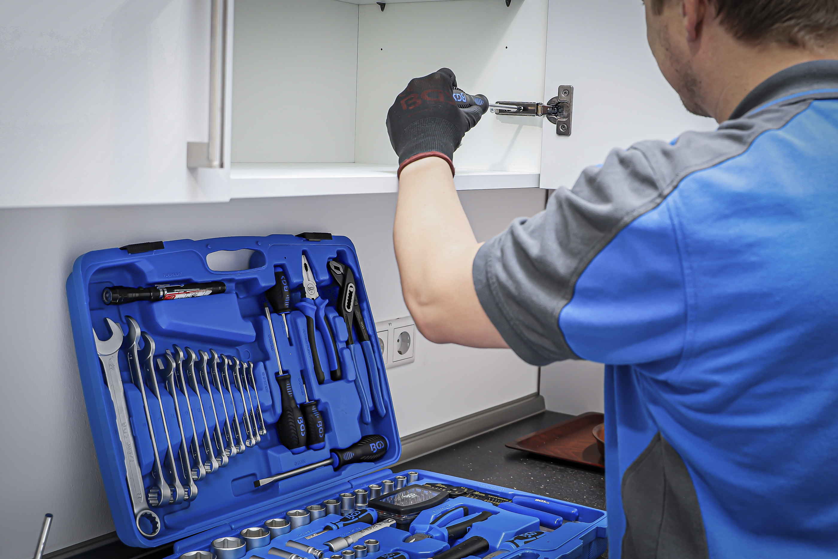 BGS Steckschlüssel-Werkzeugkoffer | 117-tlg.