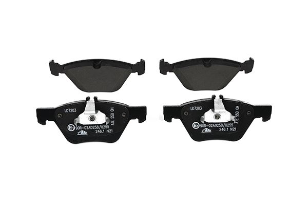 Bremsbelagsatz, Scheibenbremse