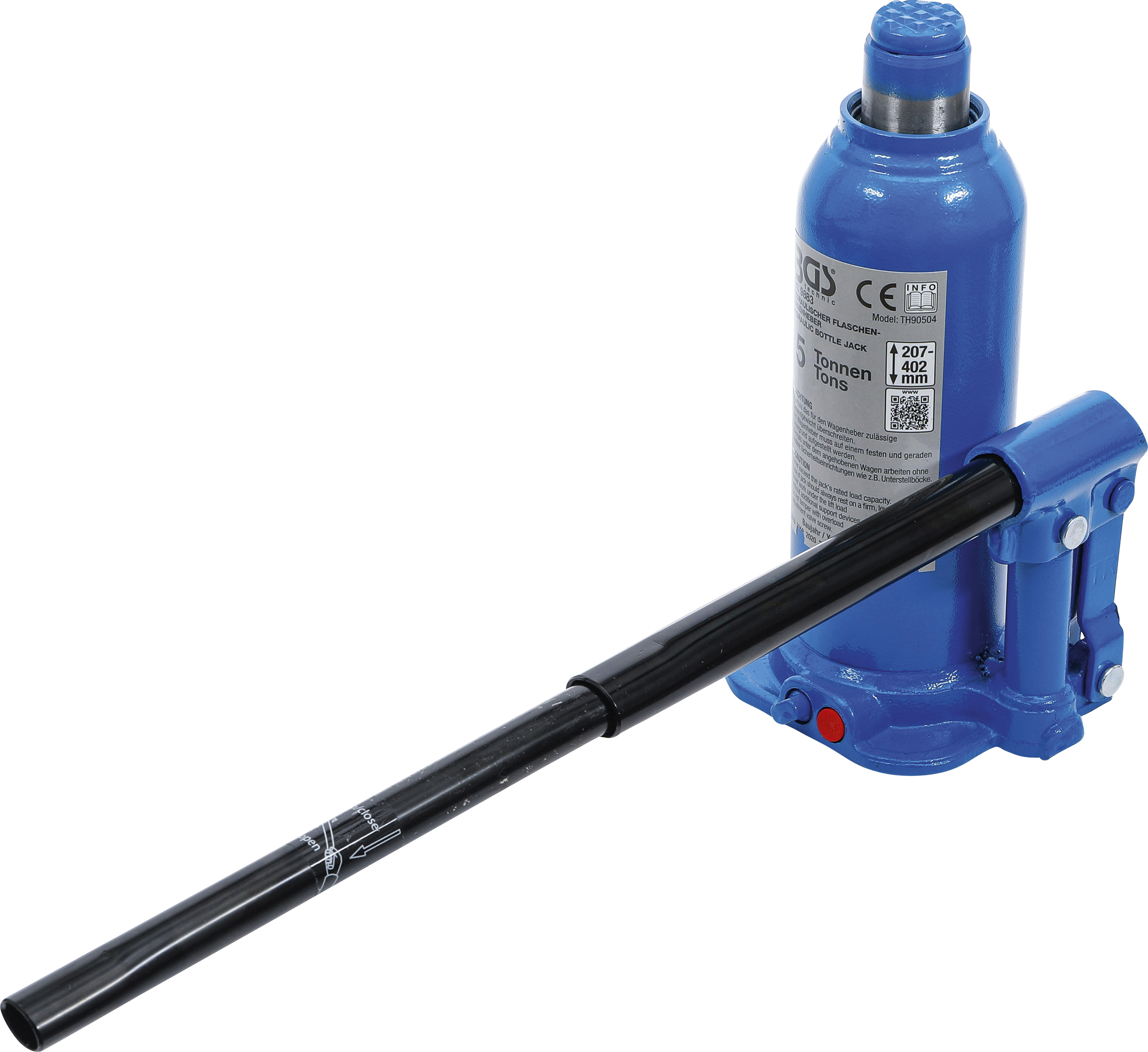 BGS Hydraulischer Flaschen-Wagenheber | 5 t