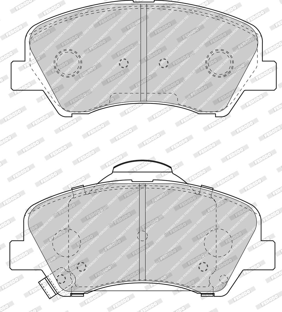 Bremsbelagsatz, Scheibenbremse
