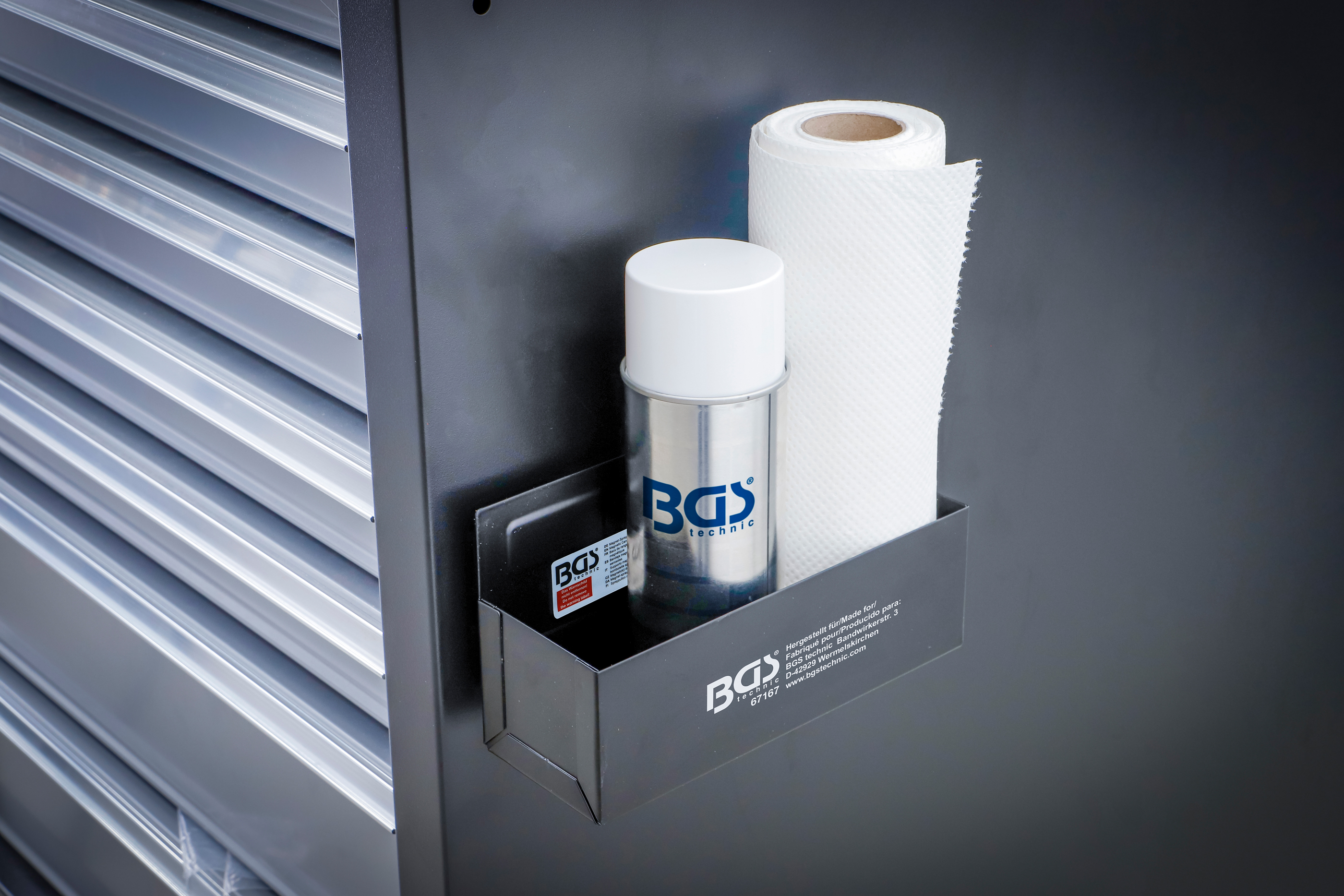 BGS Magnet-Spraydosen-Ablage | 210 mm