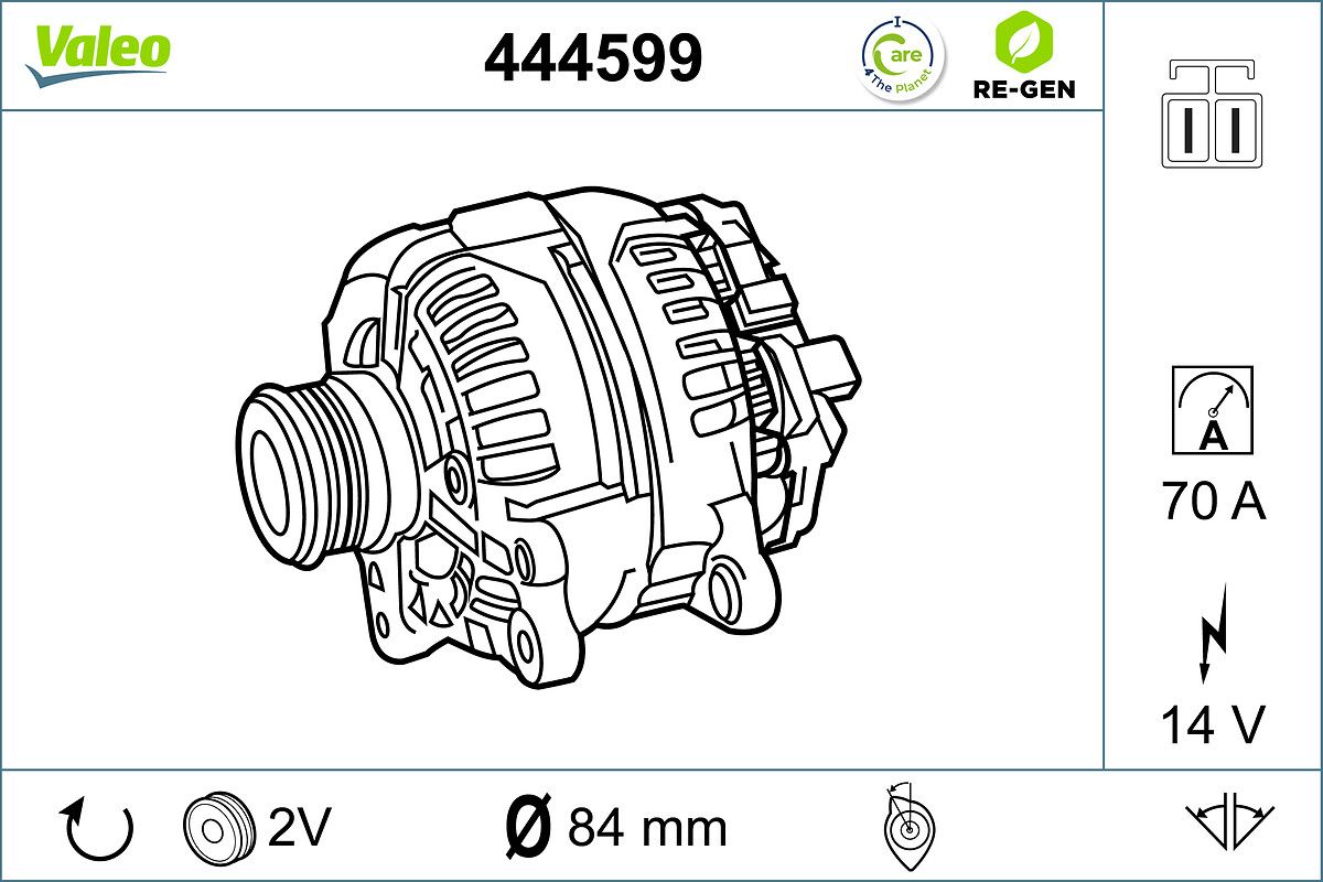 Generator “VALEO  , 14 V, 70 A”
