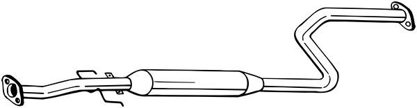 Mittelschalldämpfer