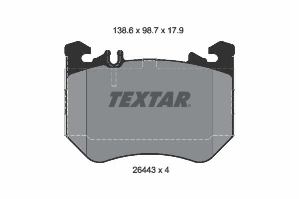 Bremsbelagsatz, Scheibenbremse
