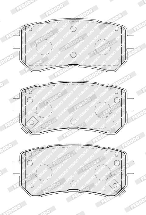 Bremsbelagsatz, Scheibenbremse