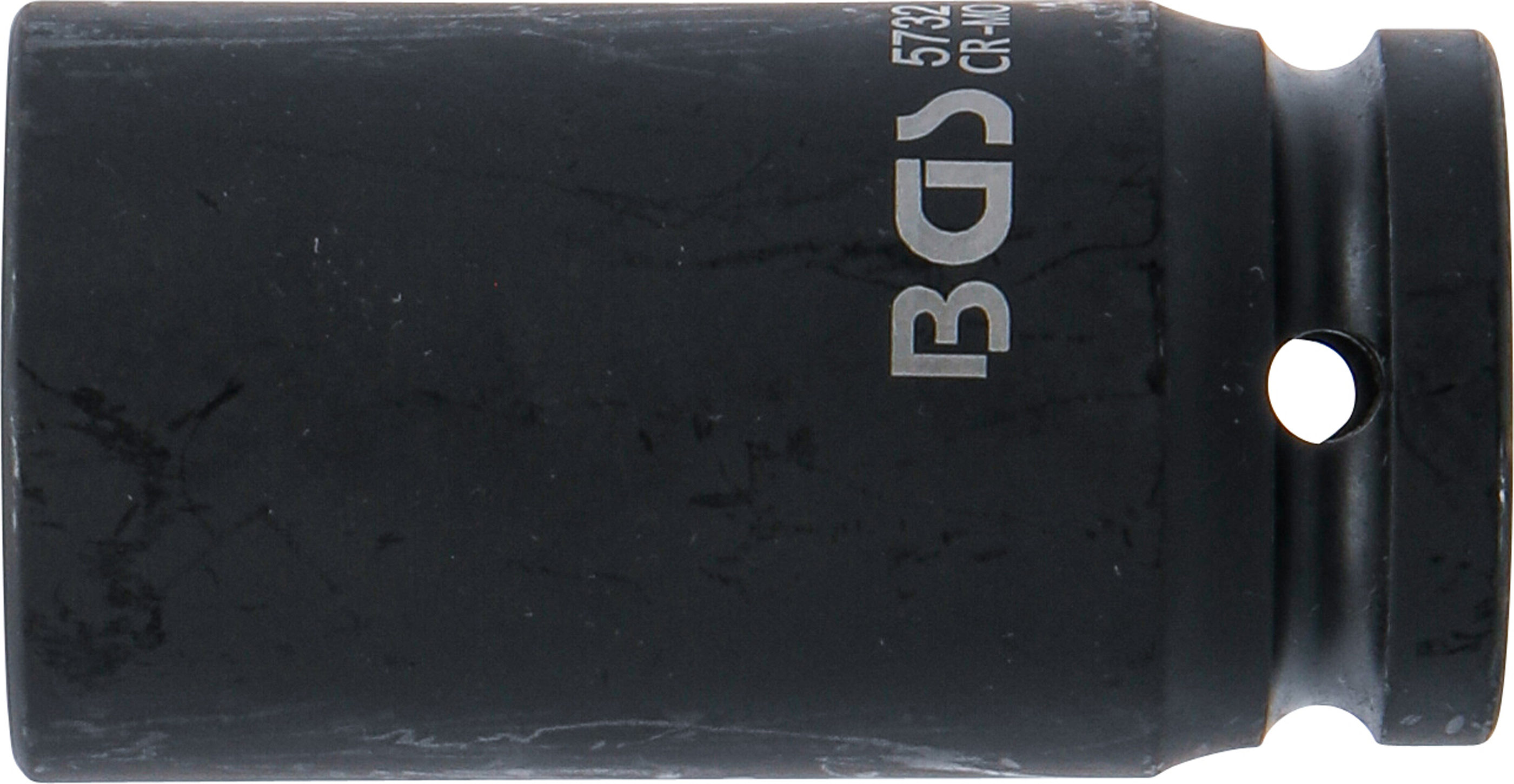 BGS Kraft-Steckschlüssel-Einsatz Sechskant, tief | Antrieb Innenvierkant 20 mm (3/4") | SW 32 mm