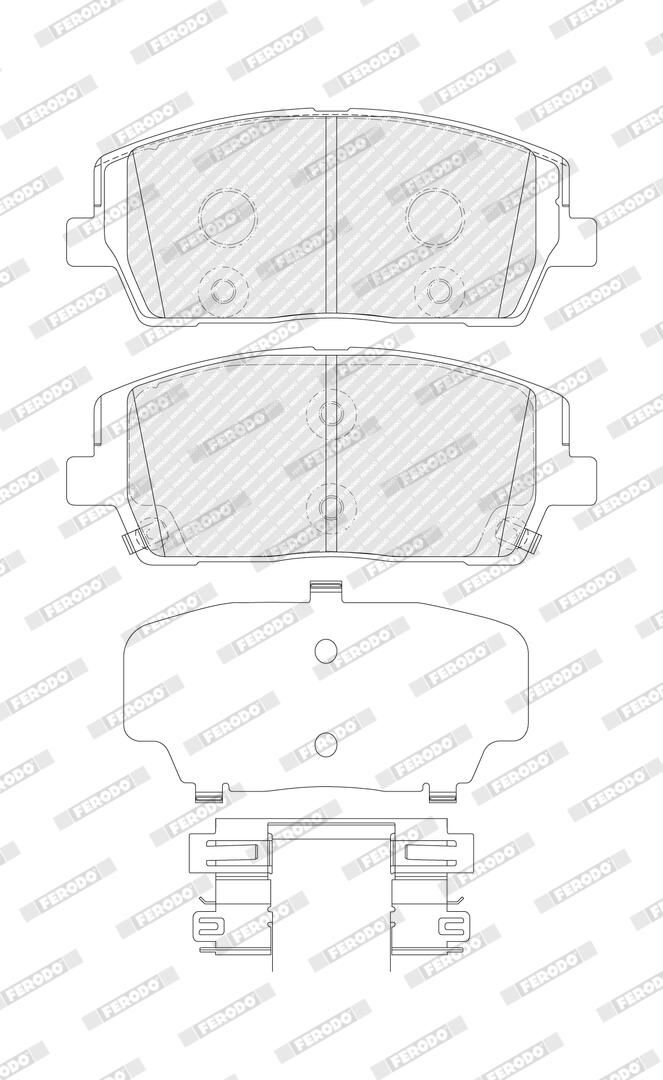 Bremsbelagsatz, Scheibenbremse